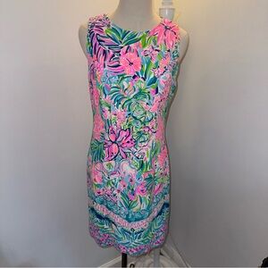 Lilly Pulitzer 6 Mila Stretch Shift Mandevilla Baby Always Worth It Dress